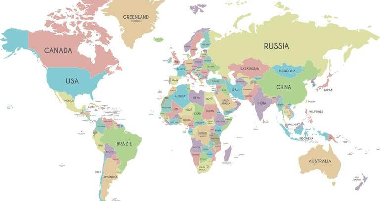 lista dos maiores paises do mundo