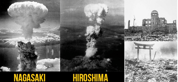 bomba de Hiroshima e Nagasaki