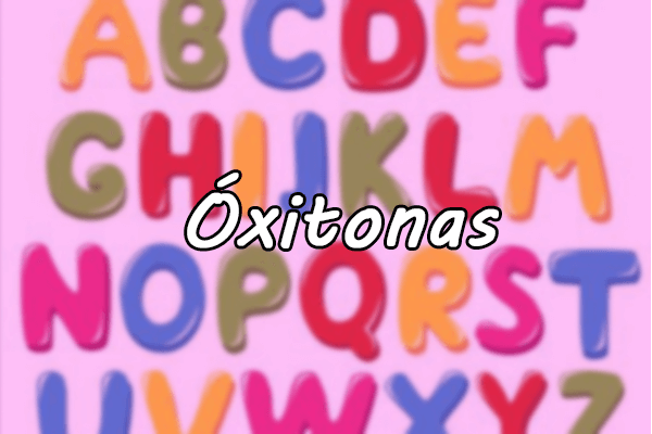 Oxítonas