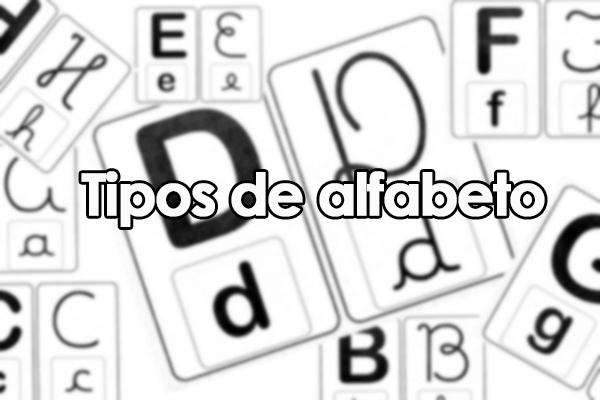 Tipos de alfabeto