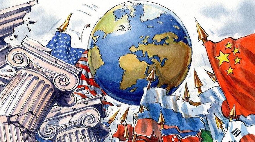 ilustração nova ordem mundial