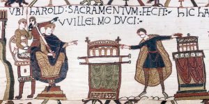 Feudalismo: Talha, Corveia e Banalidade - Entenda as obrigações entre servos e senhores (Imagem: Ilustração da Tapeçaria de Bayeux)
