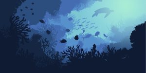 Zona Hadal - Curiosidades sobre a zona mais profunda dos oceanos! (Imagem: MacroVector/FreePik.com)
