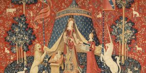 A Dama e o Unicórnio, tapeçaria medieval de autor desconhecido (Imagem: Domínio Público/Common Creative License)
