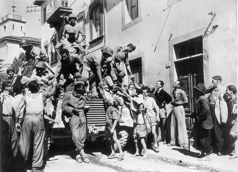 Soldados da FEB em Massarosa, Itália, em 1944 (Imagem: Common Creative License)