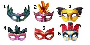 Quem é você no carnaval Escolha uma máscara e descubra